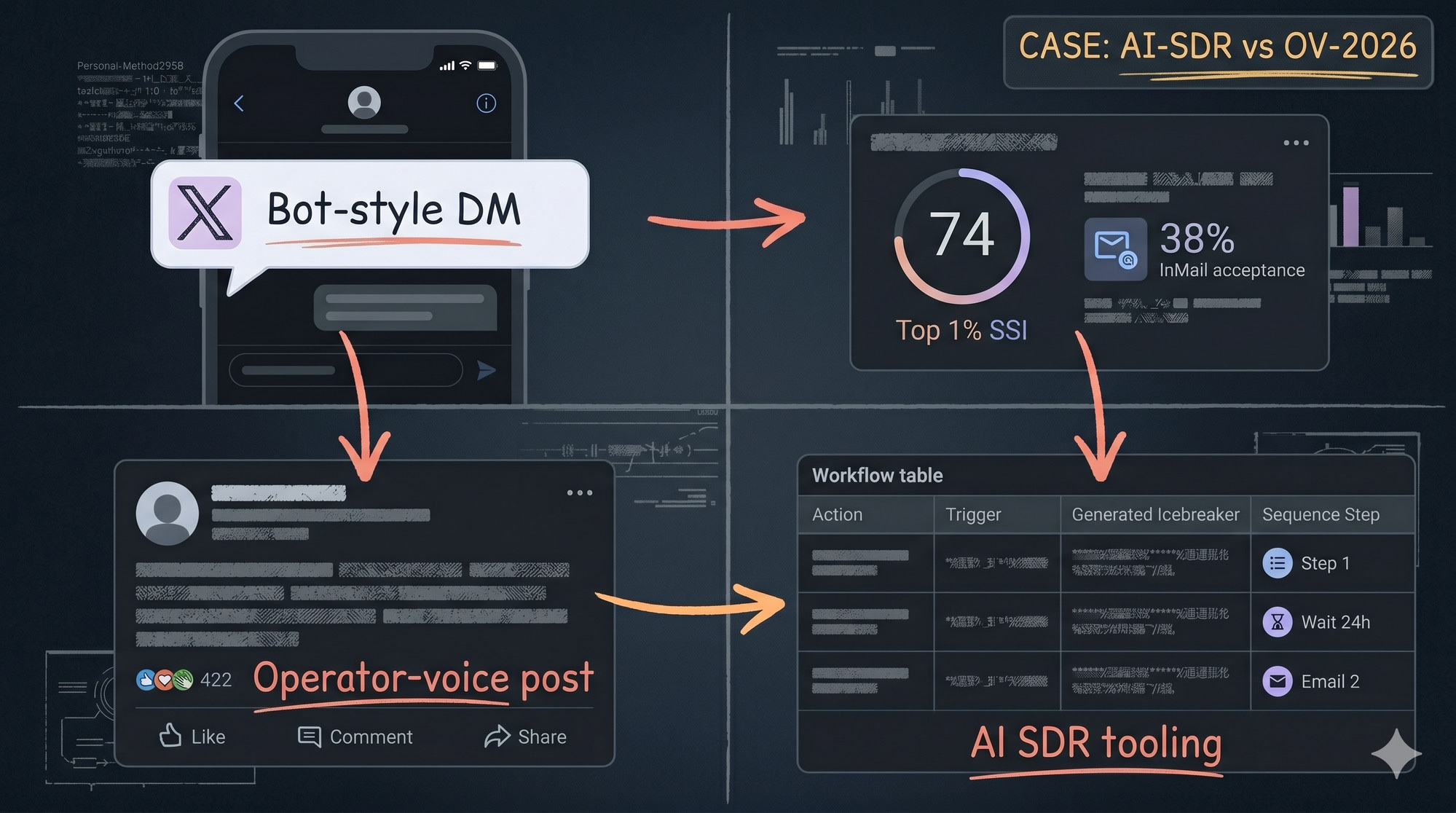 AI SDR vs operator-voice outreach: the reply-rate math